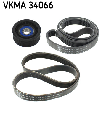 SKF VKMA 34066 Kit Cinghie Poly-V-Kit Cinghie Poly-V-Ricambi Euro